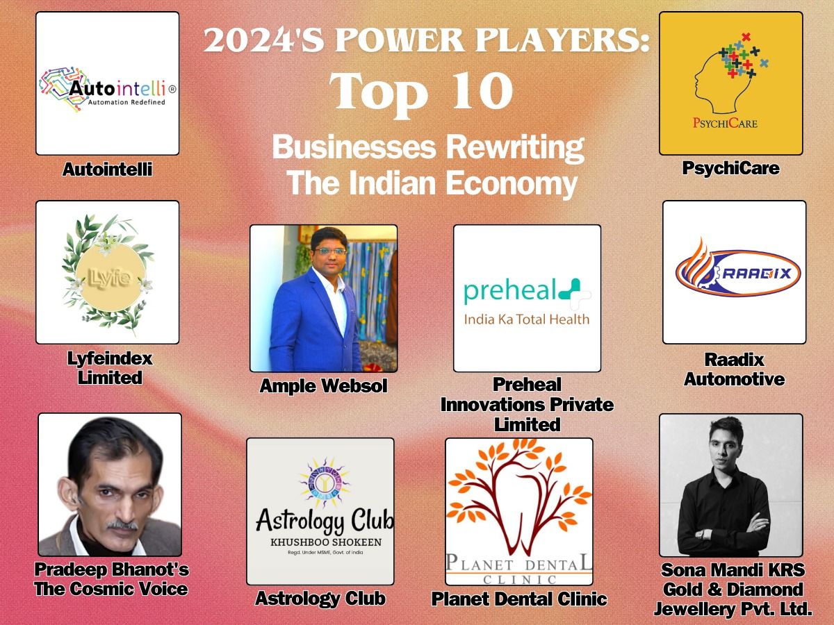 2024's Power Players: Top 10 Businesses Rewriting The Indian Economy
